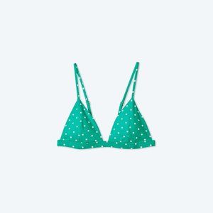 Summersalt Triangle Bikini Top - Seaglass Dot